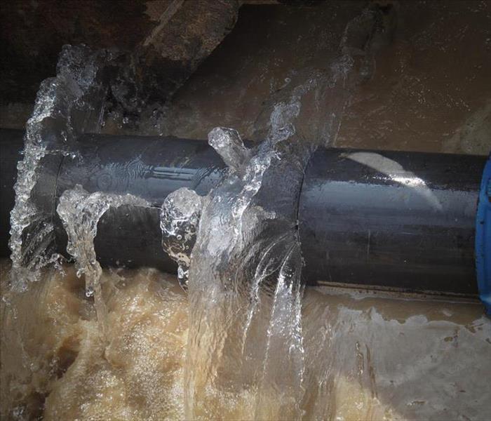 Leaking Pipe Water Damage